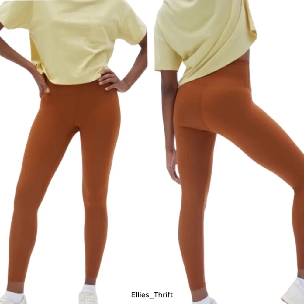 Everlane Perform Ankle Leggings in Copper Size Medium - Image 3