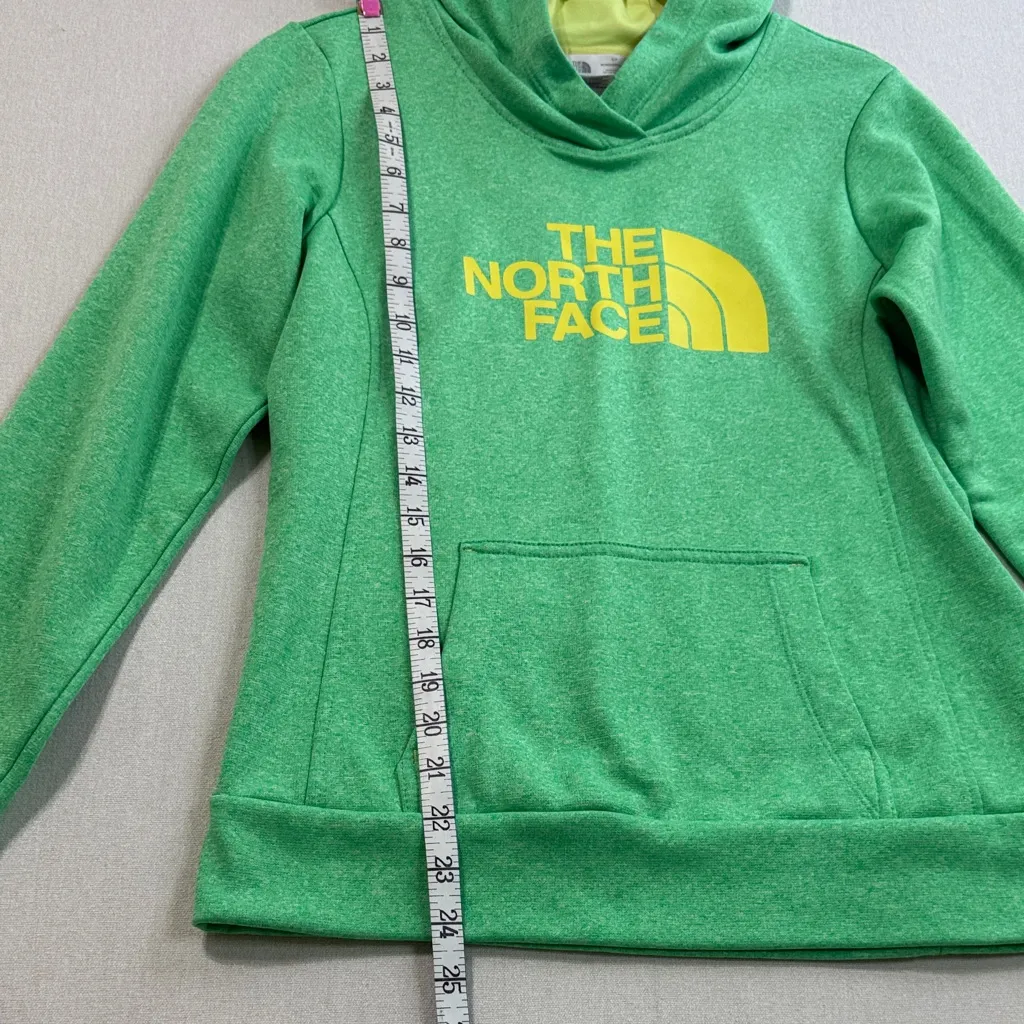 The North Face Green Sweater with Yellow Logo - Image 4