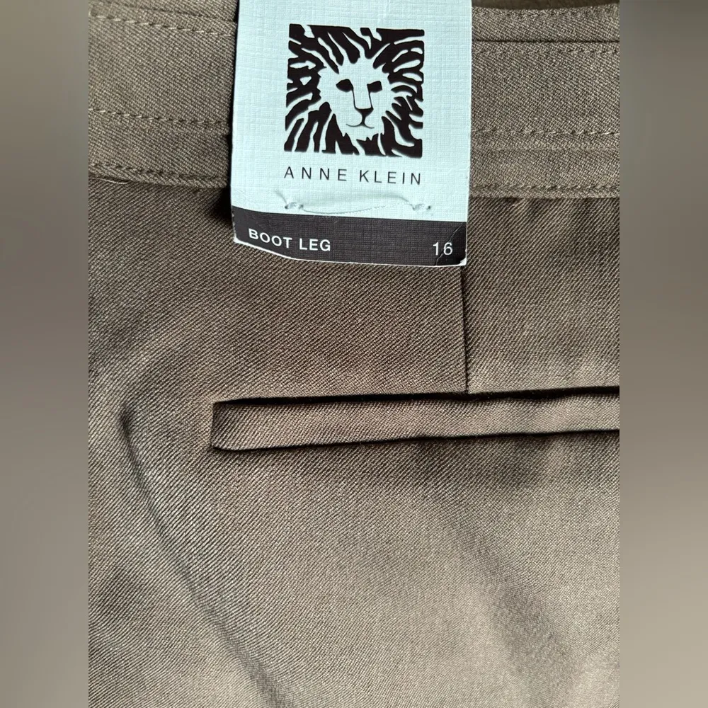 Ann Klein Elegant Brown Slacks New size 16 - Image 6