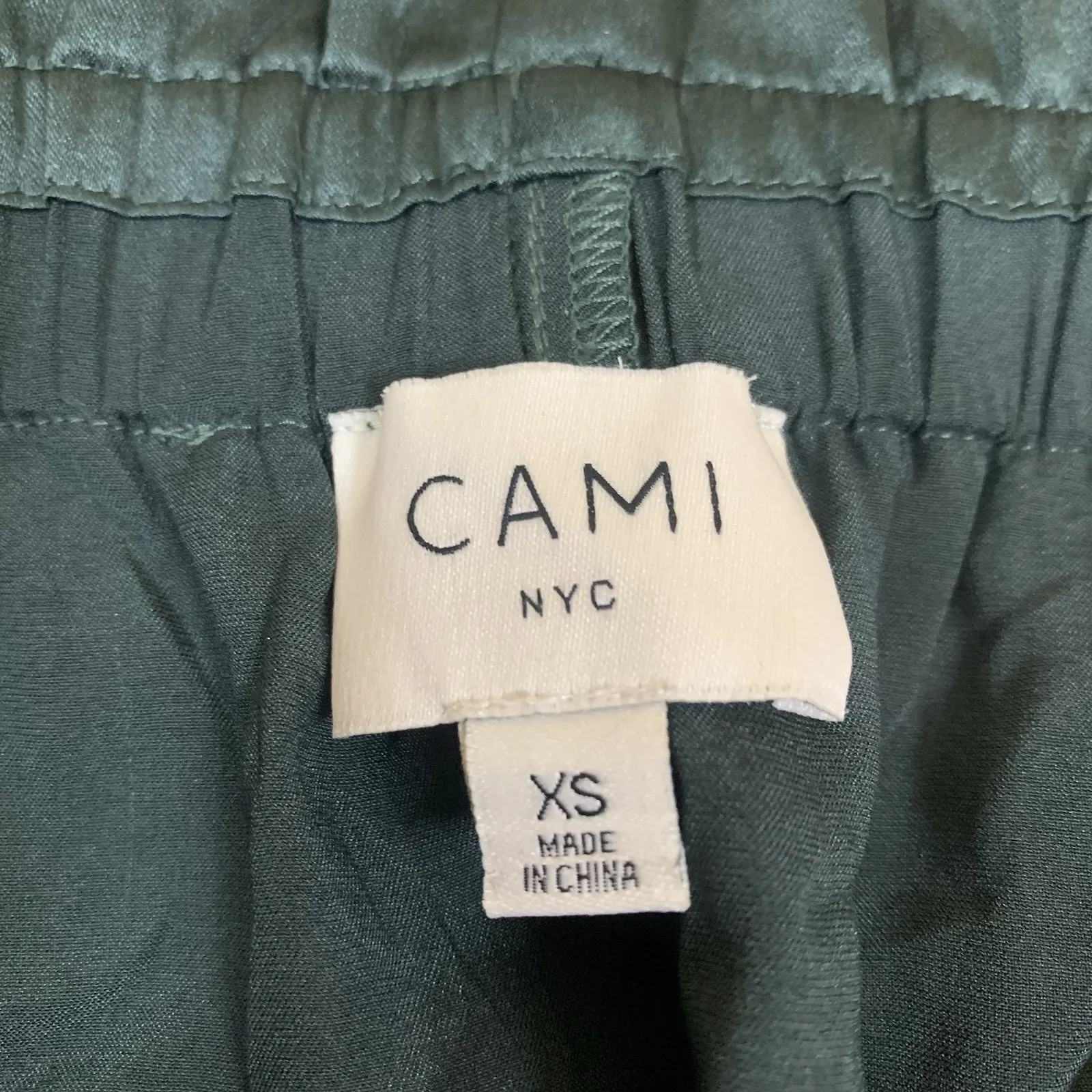 Cami NYC Silk Cargo Jogger Pants Elastic Waist Luxe Lounge Utility XS - Image 5