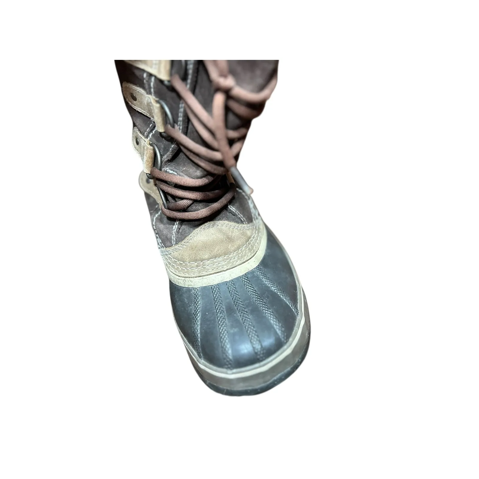 Sorel Women's Brown Waterproof Winter Snow Boots Lace Up Size 7 - Image 11