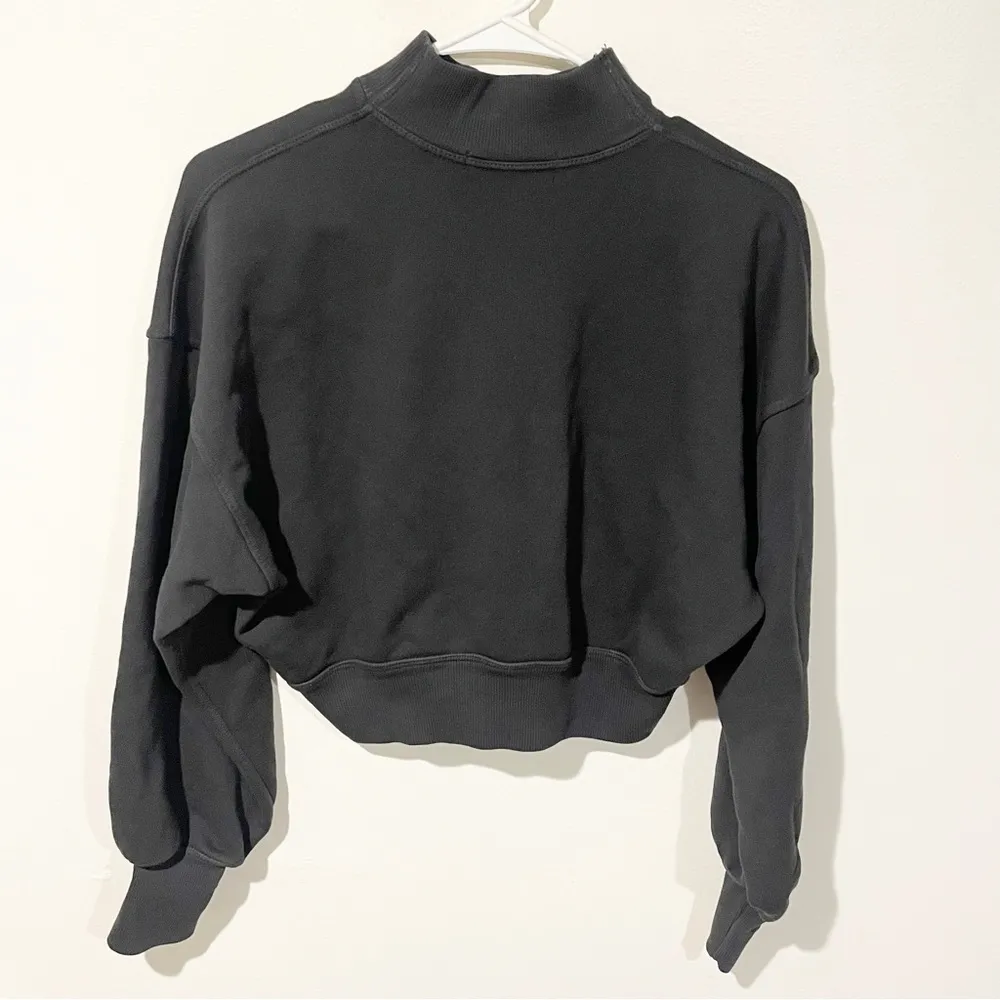 Spiritual Gangster Size XS Black Mock Neck Long Sleeve Sweatshirt Pullover Top - Image 5