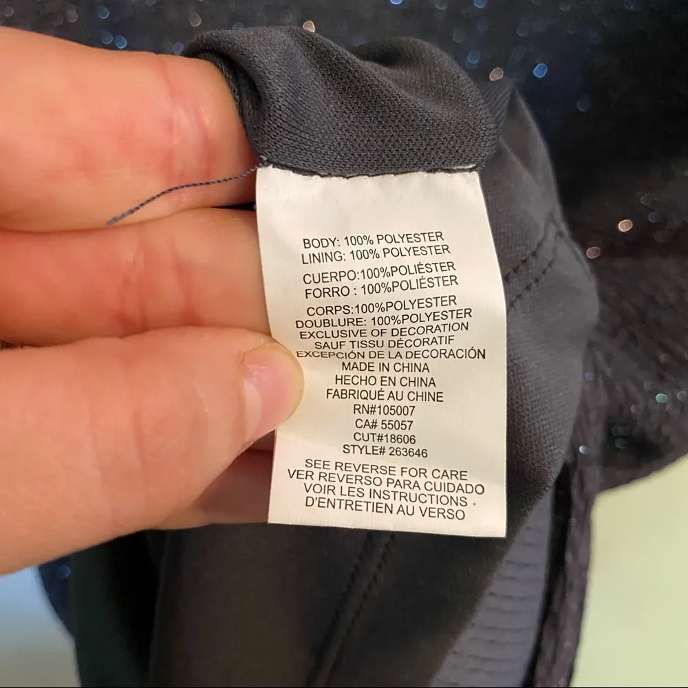 •Marina cocktail sparkle dress• Gray Size 12 - Image 7