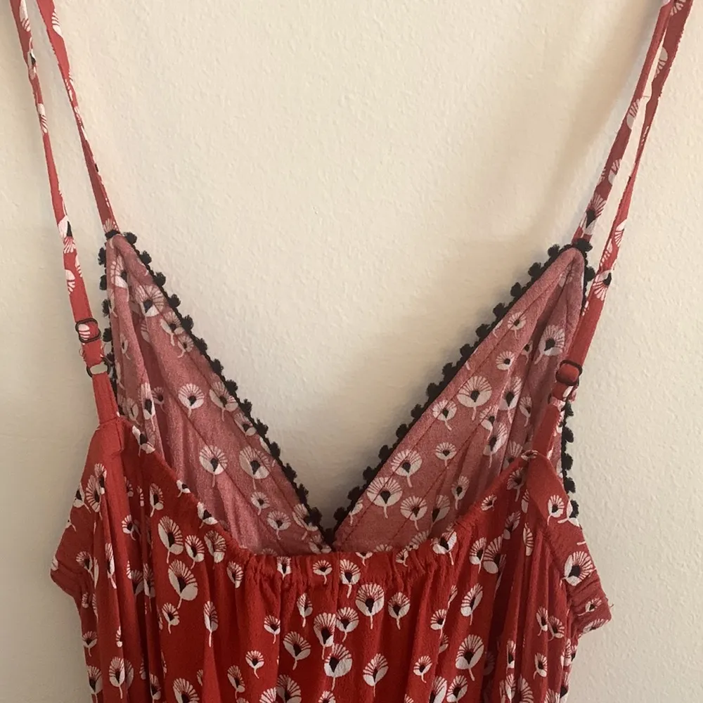 Loft Red Orange  Dandelion Romper! Size Small - Image 3