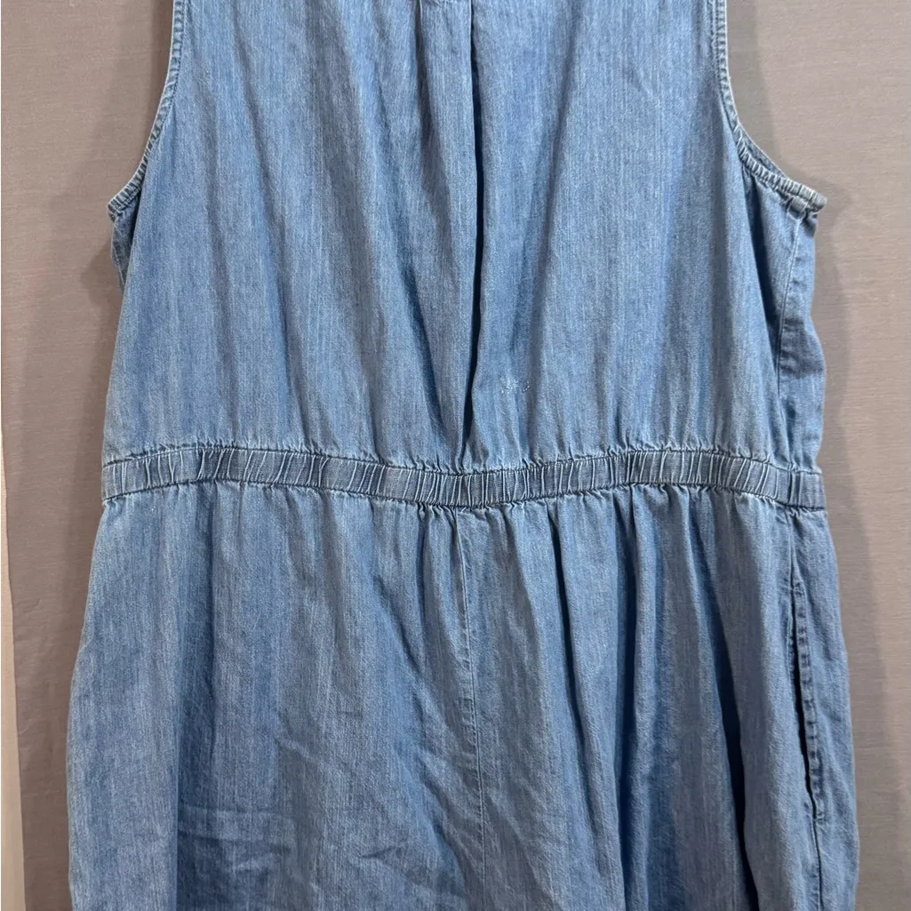 Lane Bryant Blue Denim Romper - Image 5