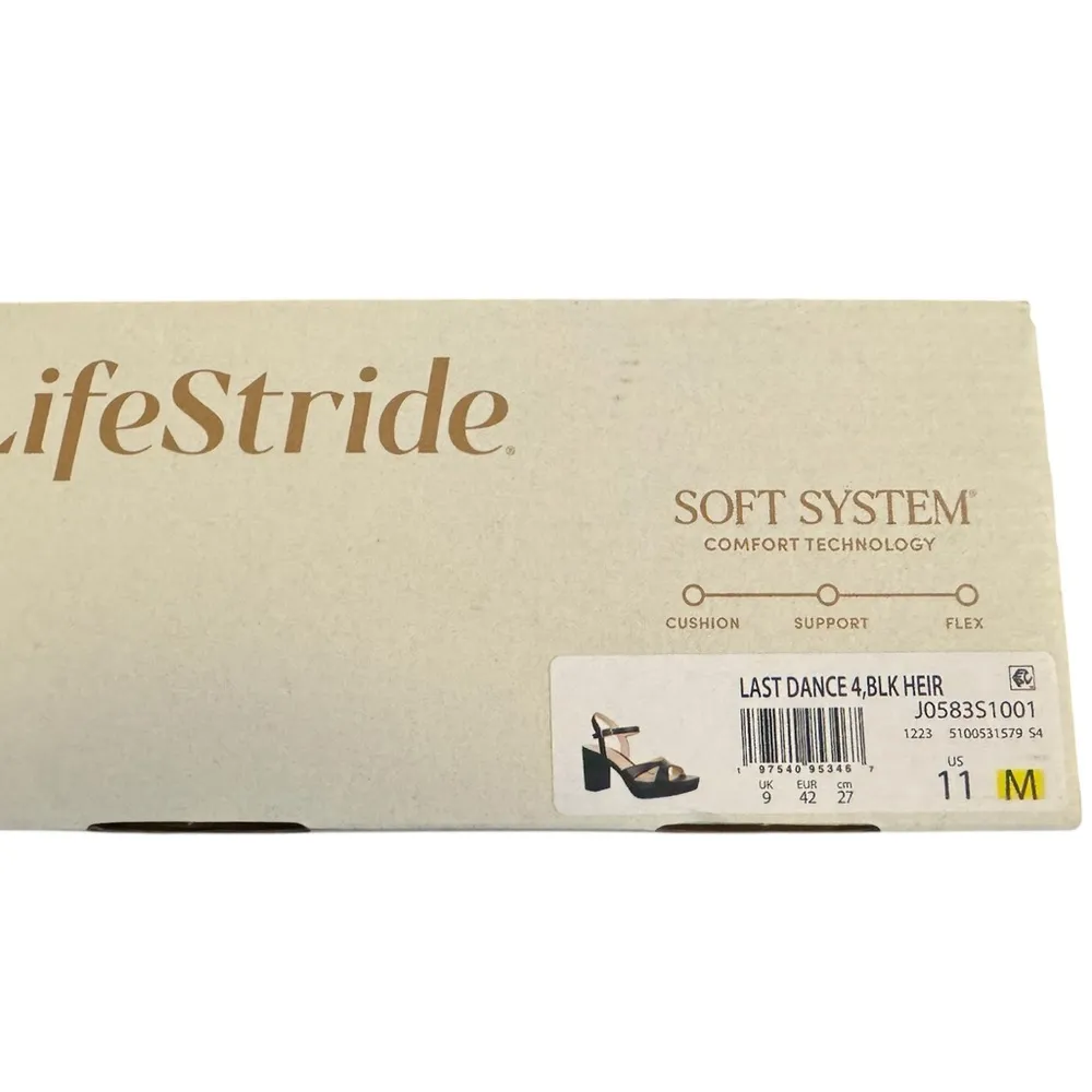 Life Stride Black Platform Shoes - Image 8