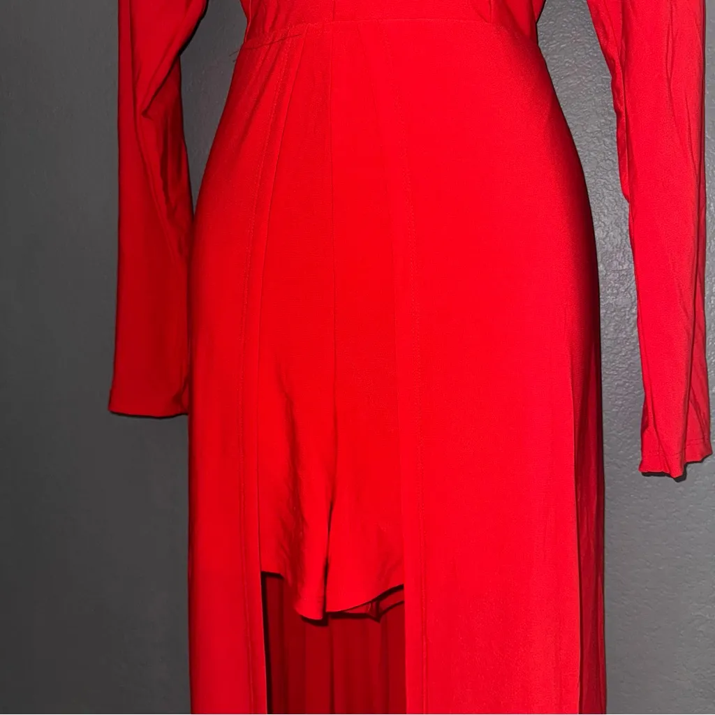 Venus Vintage Long Sleeve Maxi Dress Sexy Party Romper Womens Large - Image 6