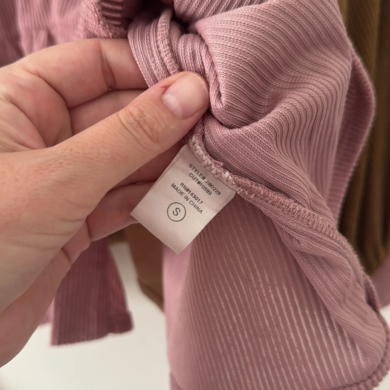 Ces Femme Women’s Colorblock Corduroy Shacket Size Small‎ Purple - Image 4