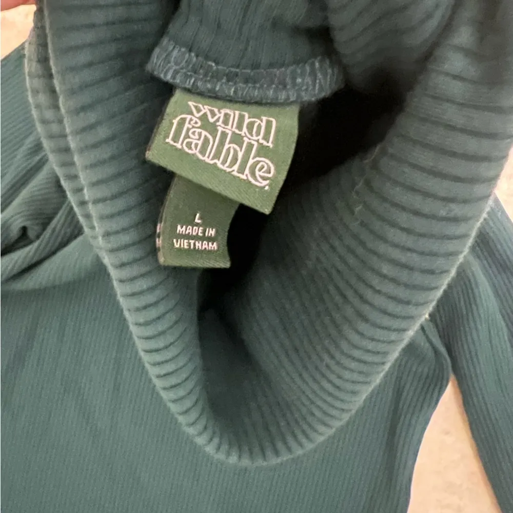 Green long sleeve turtleneck Wild Fable dress - Image 3