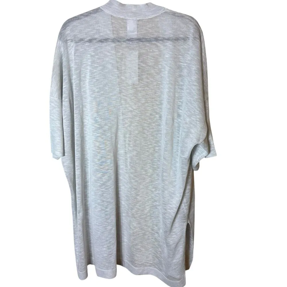 Chico’s Women’s Sz 2 / Large Cardigan Sweater New NWT Retail $99 in Mineral Gray - Image 8