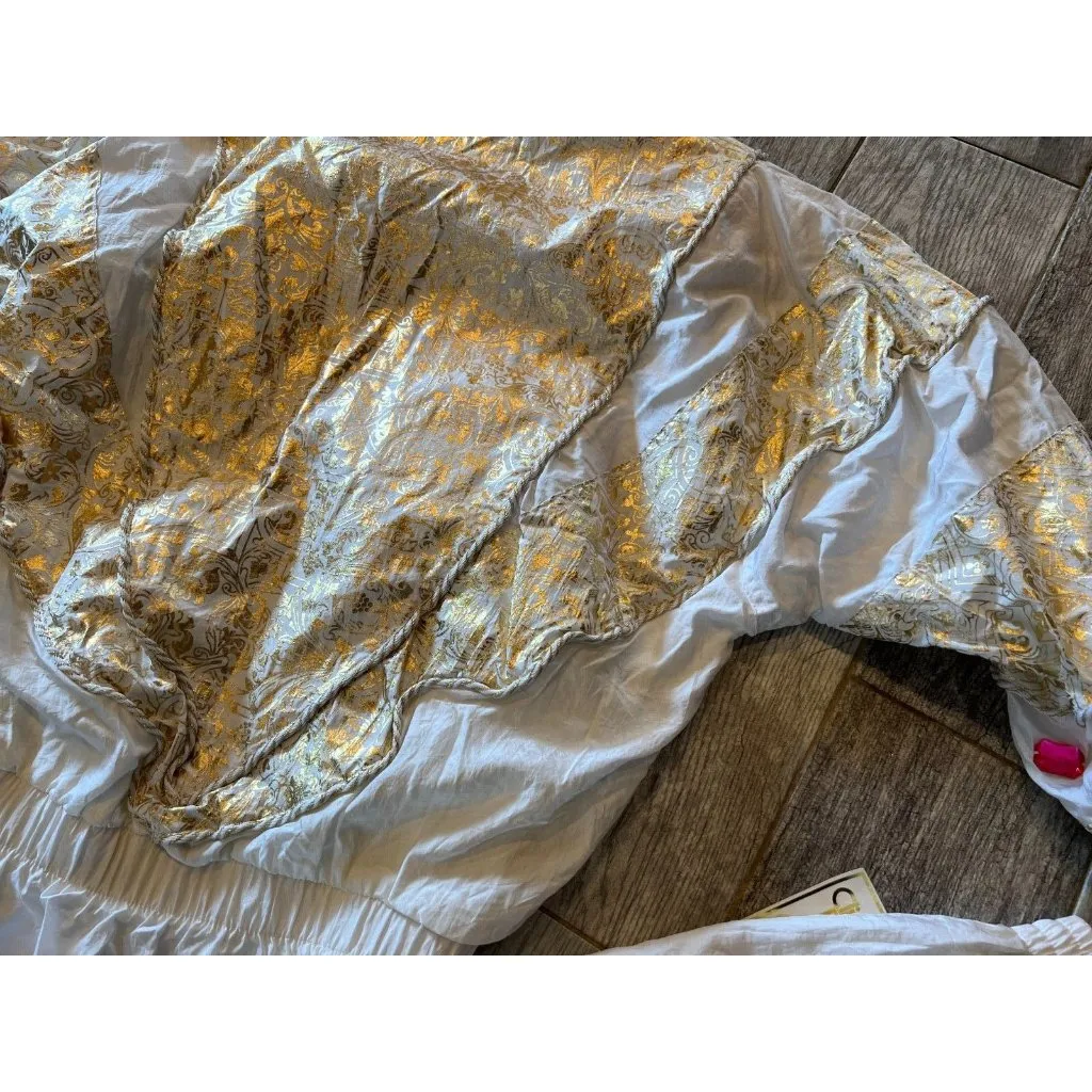 Clipper Bay Windbreaker Jacket Pants Nylon 90s NWT Small Retro 80s Vintage Y2K White - Image 8