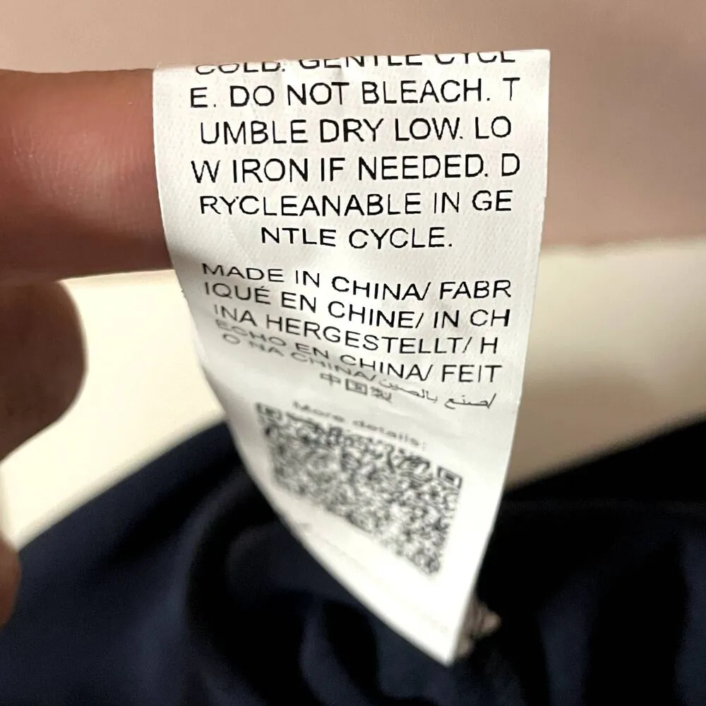 SHEIN Navy Blue Straight Leg Pants Size M EUC - Image 9