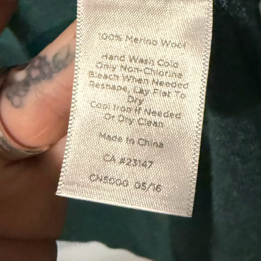 ✨Talbots Merino Wool Cardigan Size Large Petite - Image 4