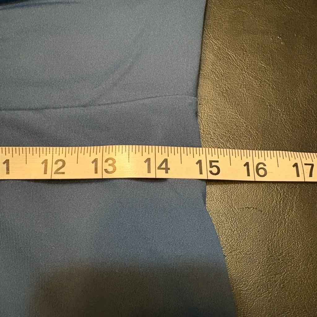 Patagonia Navy and Turquoise Midi Dress - Image 10