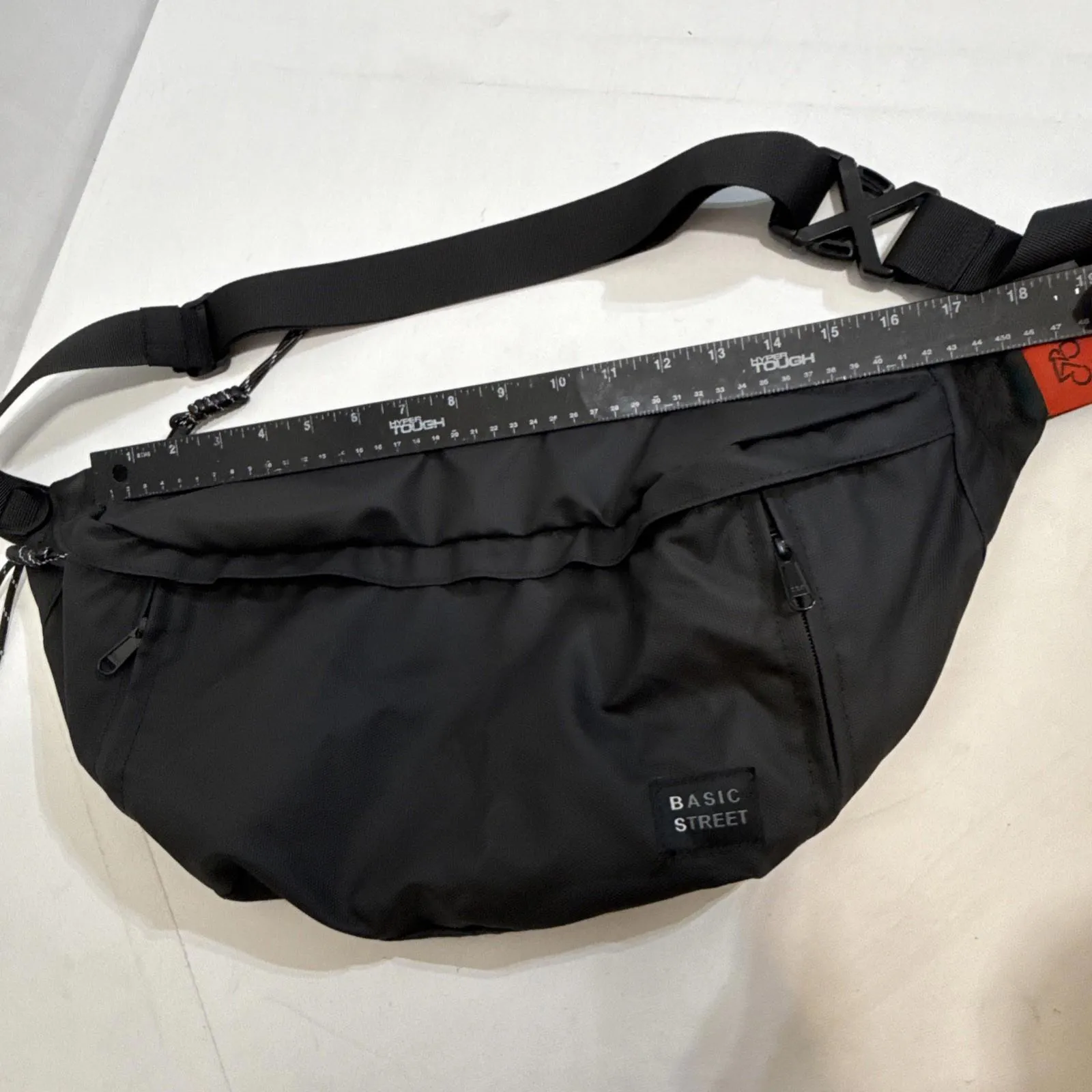 Large Crossbody Fanny Pack Water Resistant Gorpcore Unisex Waist Belt Bag Pack Black - Image 6