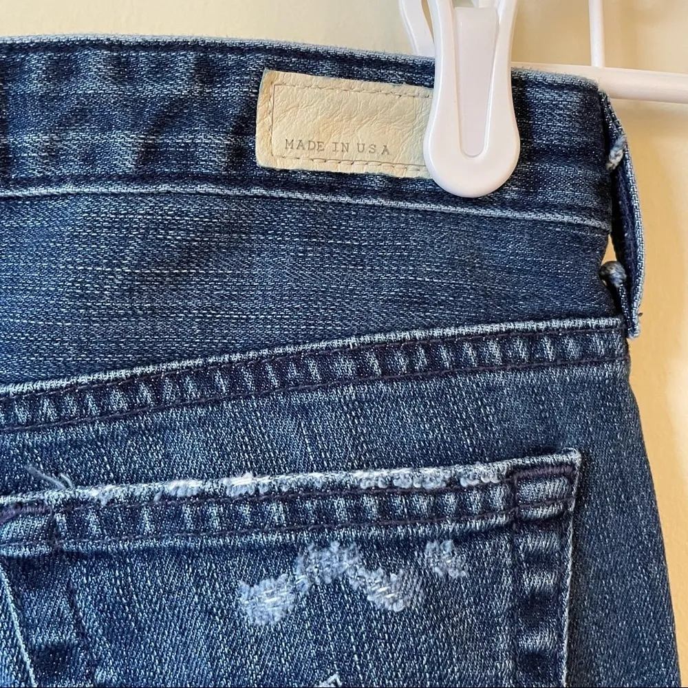 AG Adriano Goldschmied stilt cigarette leg cotton women’s denim jeans dark wash - Image 6