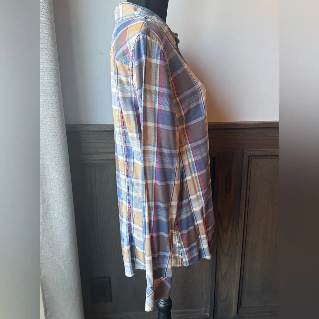 Bit & Bridle Multicolor Plaid Button Down Shirt - Image 5