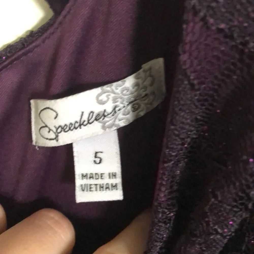 Speechless Purple Lacy Party Dress - Image 4