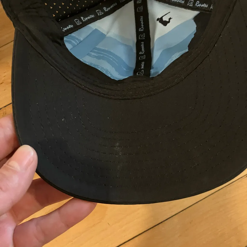 Runners Original Black SnapBack Hat - Image 6