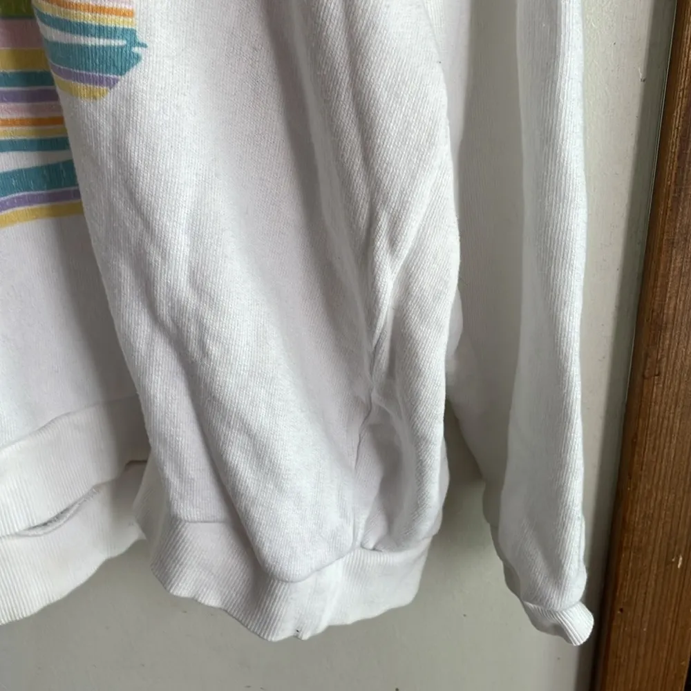 SHOW ME YOUR MUMU Scotty Sweatshirt In White - Image 8