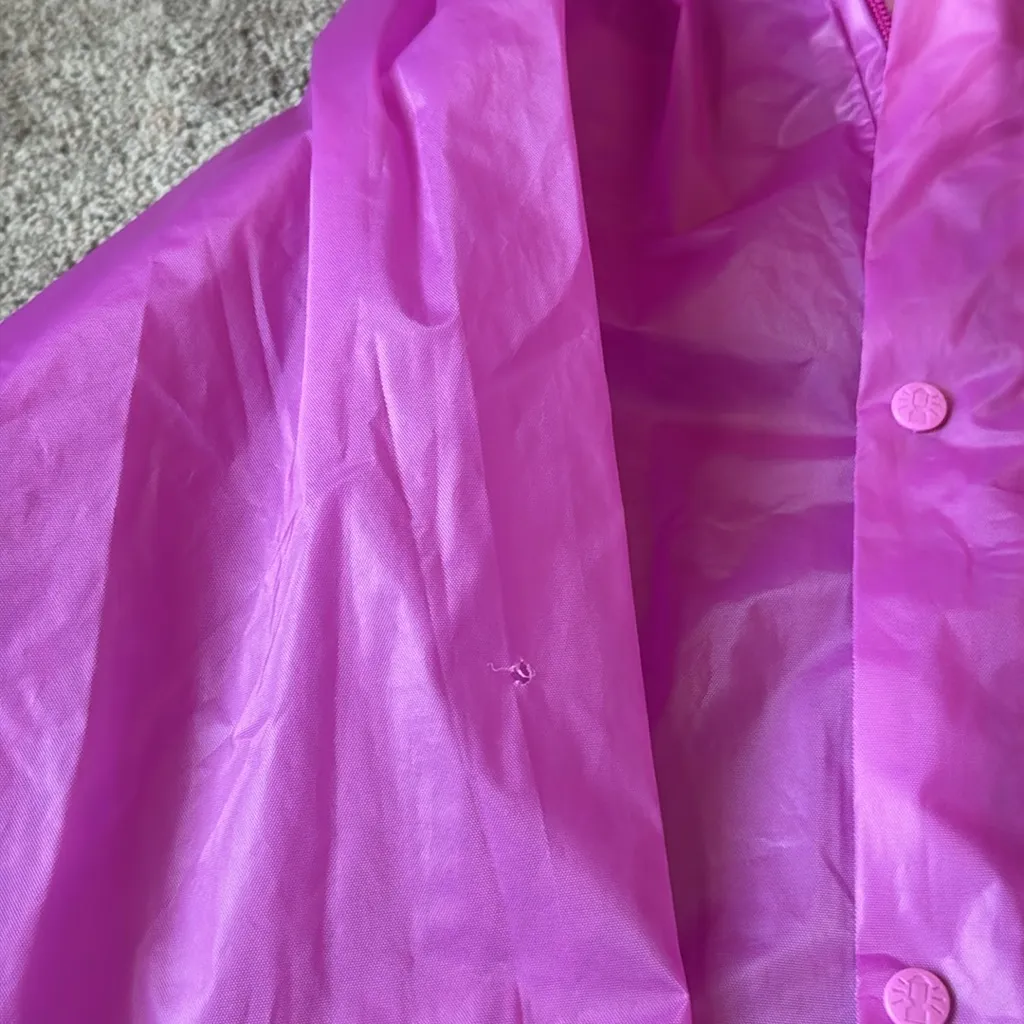 Coleman  Lightweight Full Zip Button Down Rain Jacket SIZE S/M - Image 4