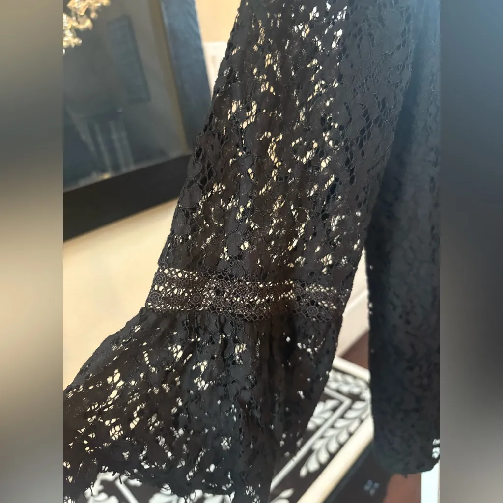 Karl Lagerfeld Midnight Lace Blouse - Image 4