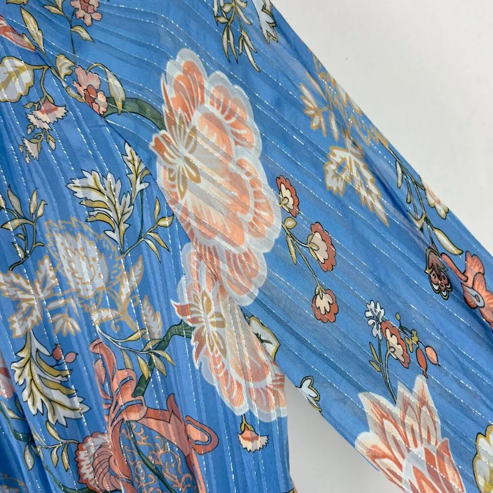 Ramy Brook Printed Hamilton Blouson Sleeve Mini Dress Long Sleeves Size Small - Image 15