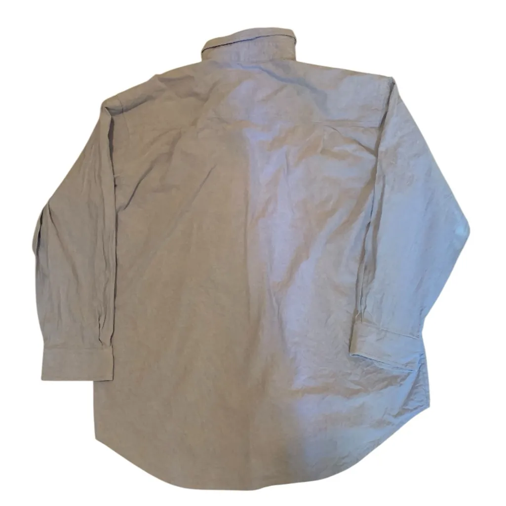 Casey Coleman Embroidered Nurse Doctor Medical theme denim button down size M/L Blue Size L - Image 3