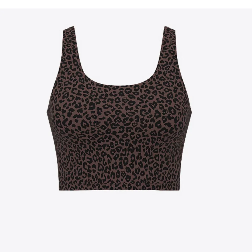 PINK by Victoria Secret Longline Relay Sports Bra Size Large Leopard print NEW - Image 3