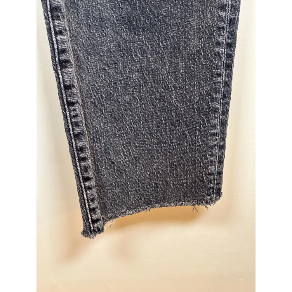 Madewell Women's NF775 Size 14W Black Curvy Perfect Vintage Straight Jeans EUC - Image 7