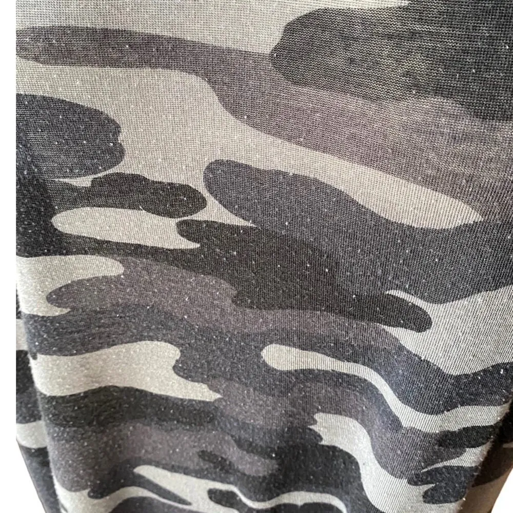 LUCKY BRAND Camo Lightweight Camouflage Lounge Dress ~ Women's Size LARGE - Image 4