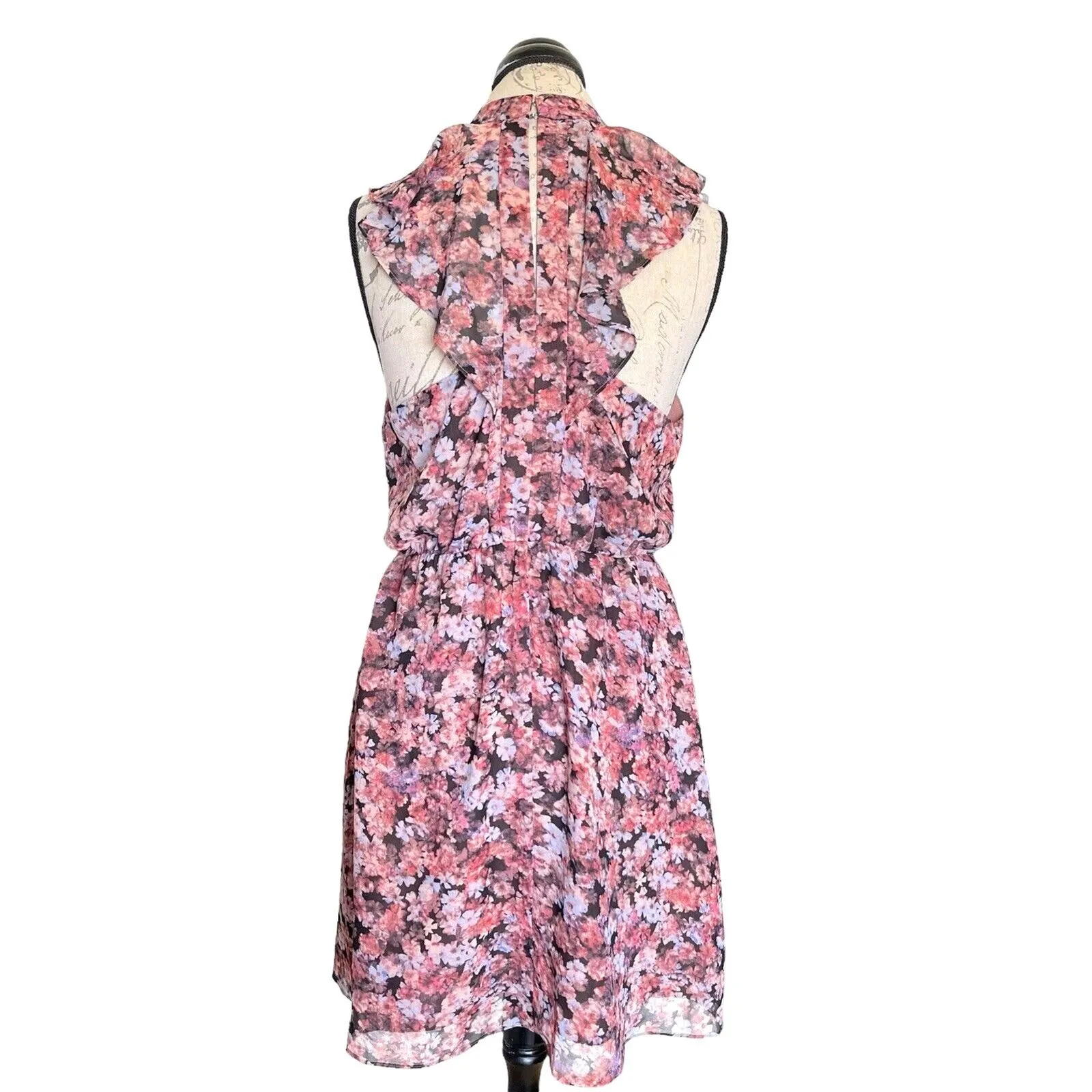 BCBGeneration Womens Dress Sz Medium Floral Y2k Garden Bohemian Boho Cottagecore - Image 4