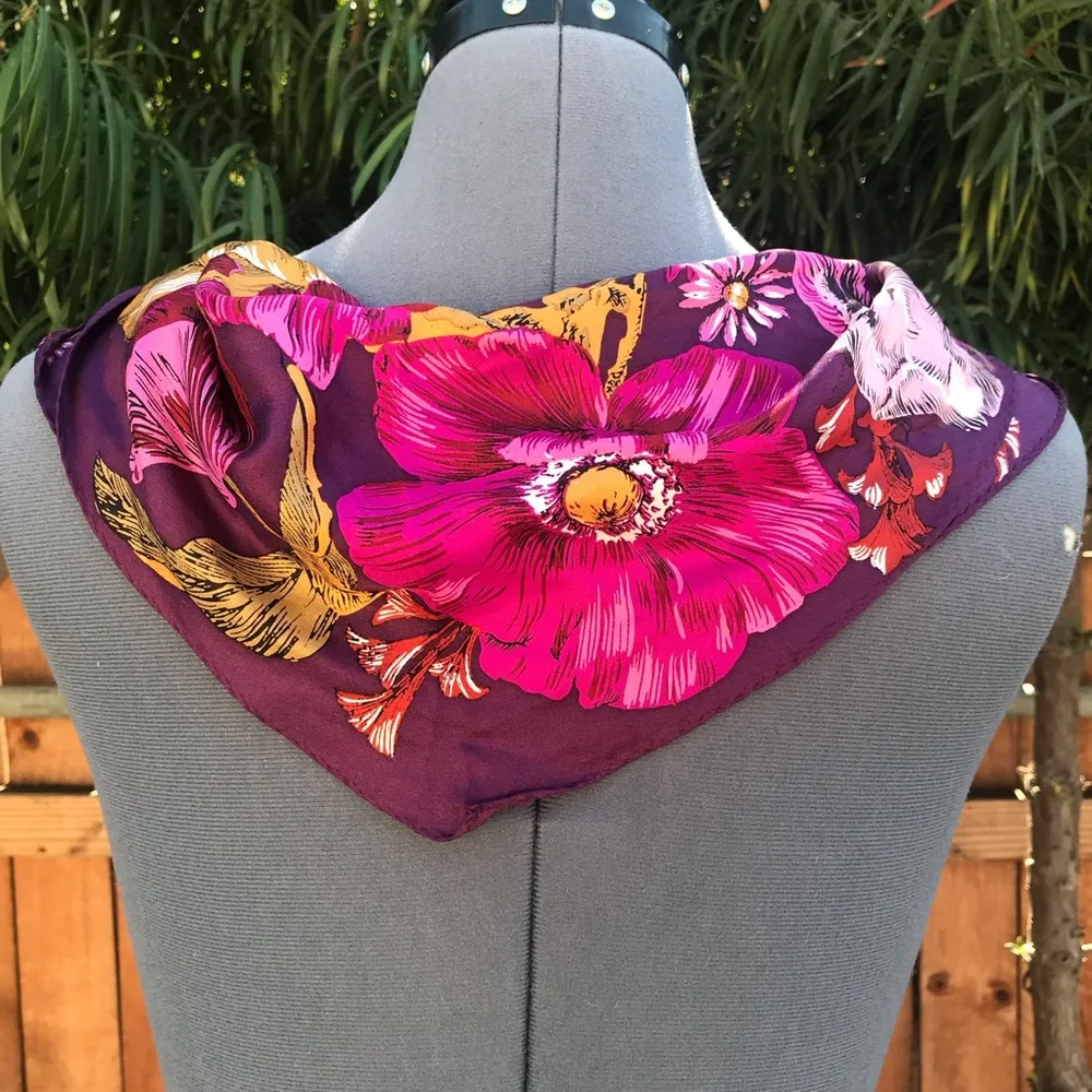 Echo Design floral silk scarf - Image 2