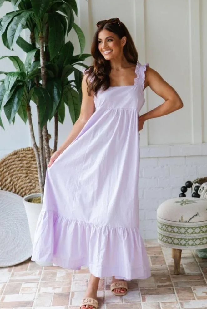 These Three Boutique Lilac Dress - Image 3