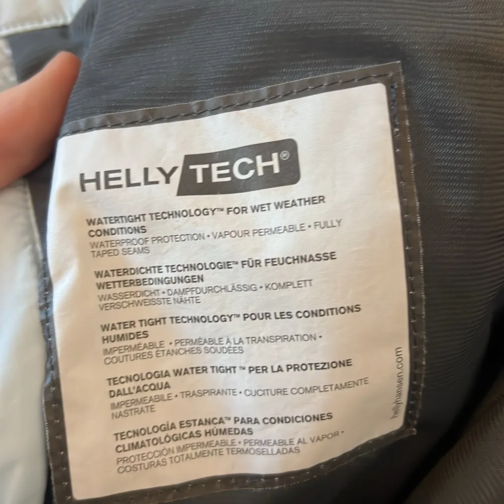 Helly Hansen Light Powder Blue Ski Snowboard Pants XL - Image 11