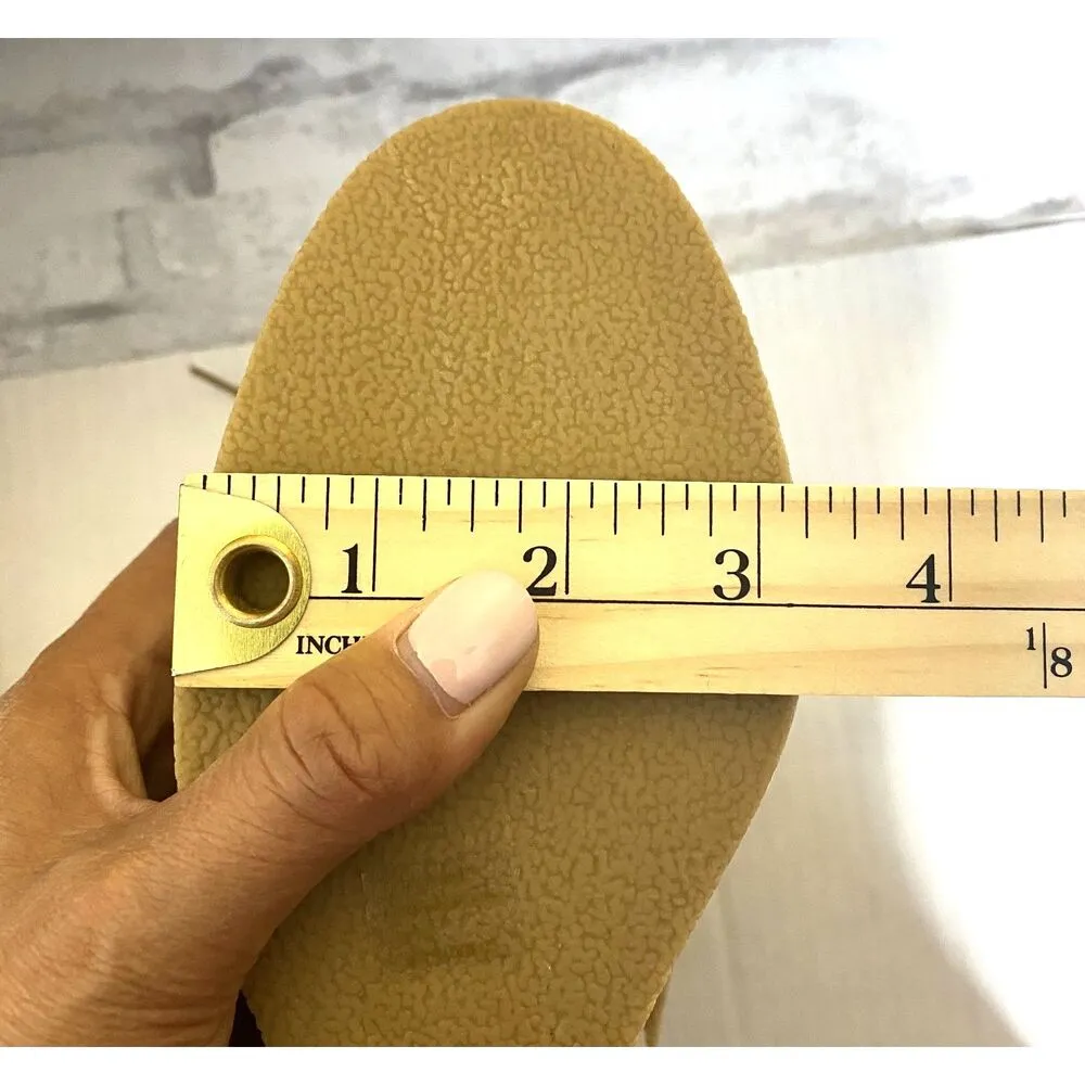 NWOB Gap Lace Up Moccasin Wedge Leather Suede Booties Maple Sugar Sz 8.5 (flaw) - Image 6