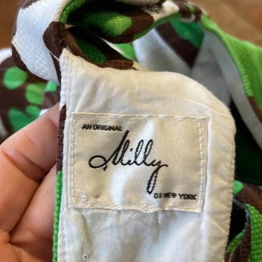 Vintage Original Milly of New York Halter backless dress - Image 9