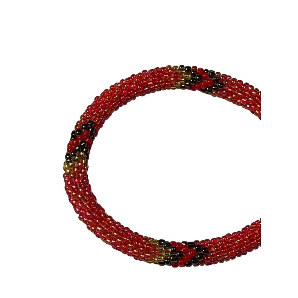 Sashka Bracelet Handmade Bohemian Chic Crochet Beaded Roll - Image 3