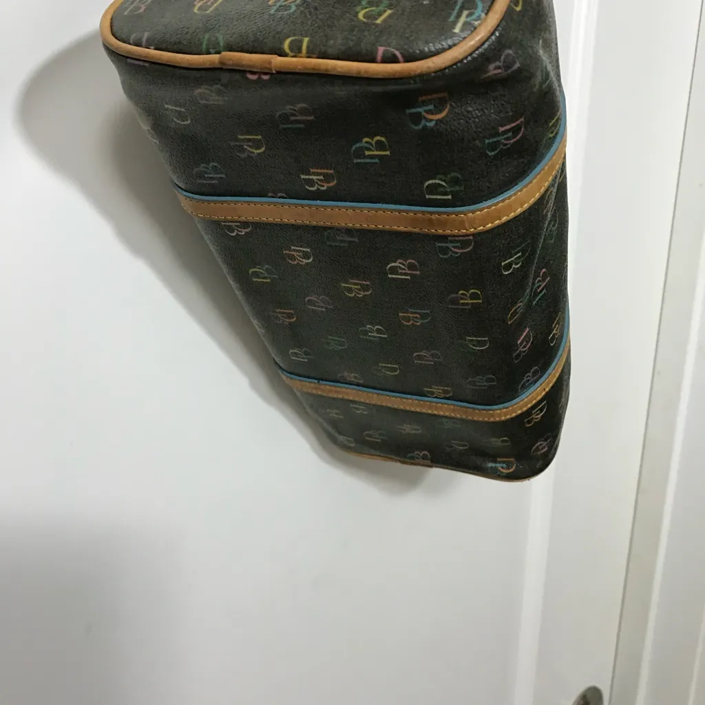 Dooney & Bourke Vintage Rainbow Barrel Bag y2k - Image 6