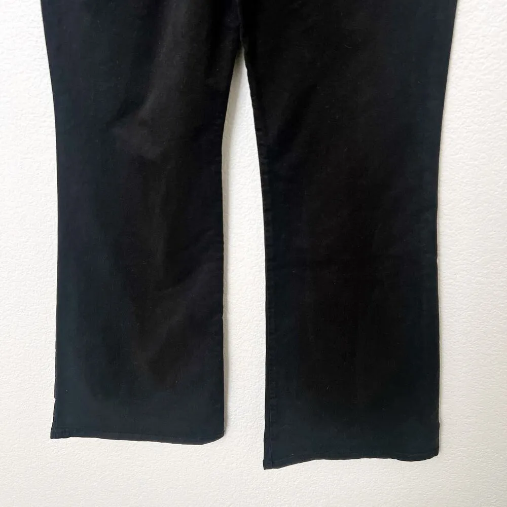 [Marine Layer] Bridget Twill High Rise Flare Pants Faded Black Utility Pockets - Image 7