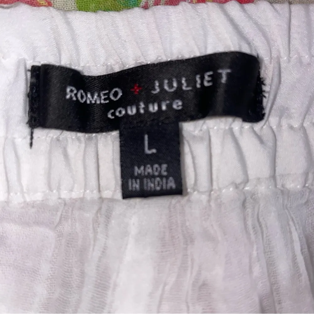 Romeo & Juliet Couture Shorts Womens Size L Floral Embroidery Coquette Soft Girl - Image 8