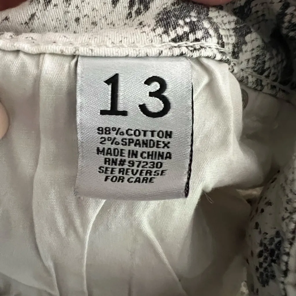 Almost Famous Black and White Snakeskin Print Skirt Mini Going Out Club - Image 7