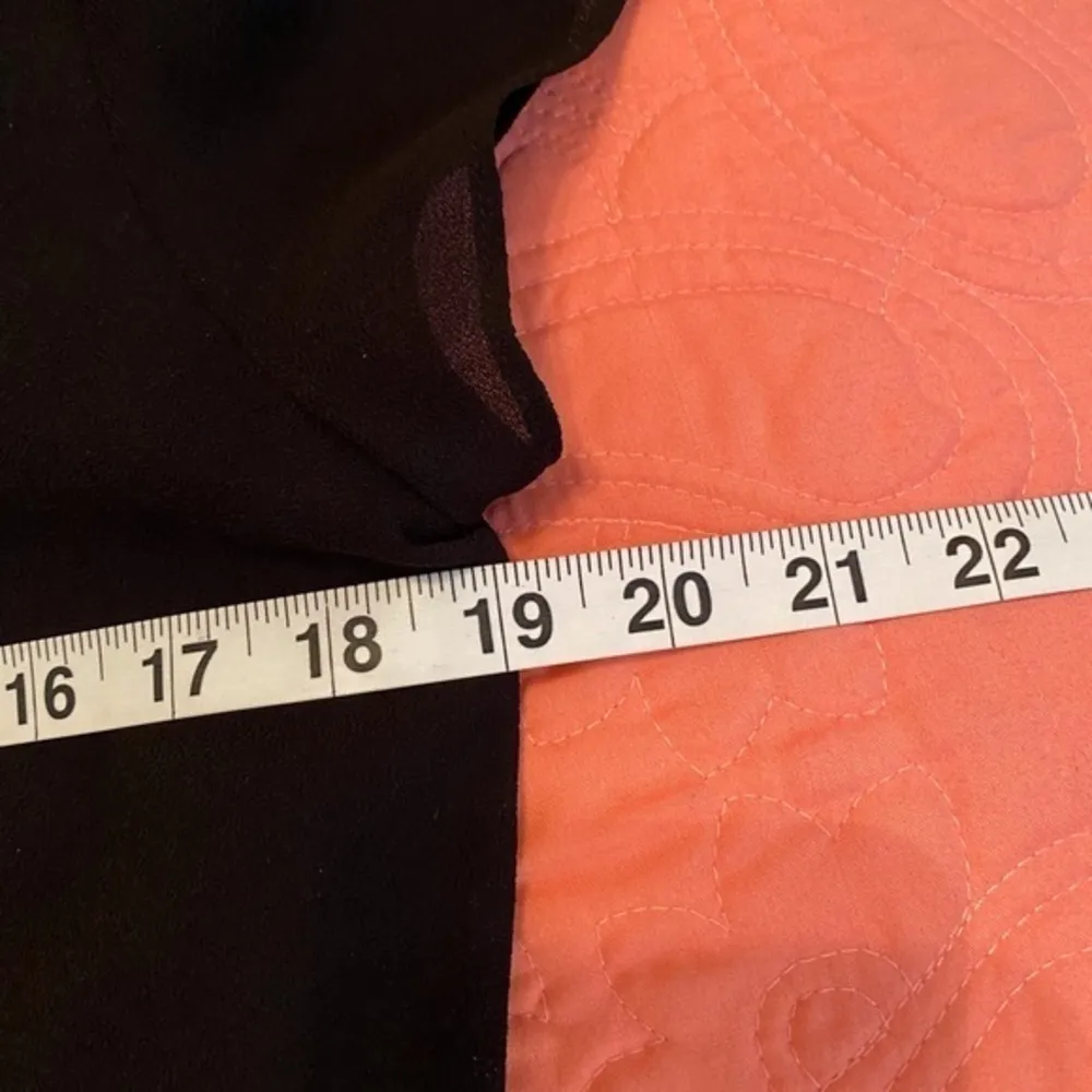 Vintage Black Positive Attitude Beaded Victorian Bow Dress 80s with 40’s style Size 12 - Image 11