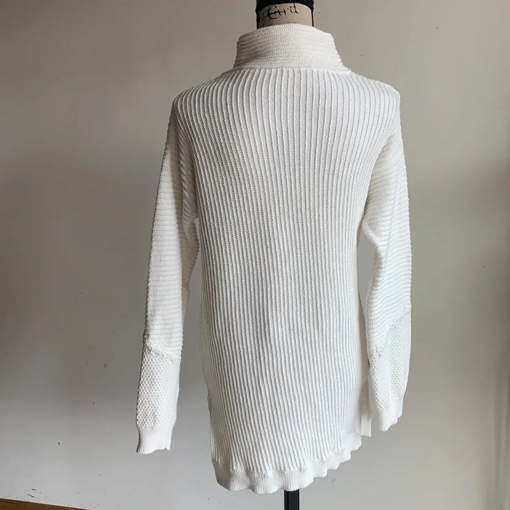 Soft Surroundings White Pullover Tunic Sweater - Image 8