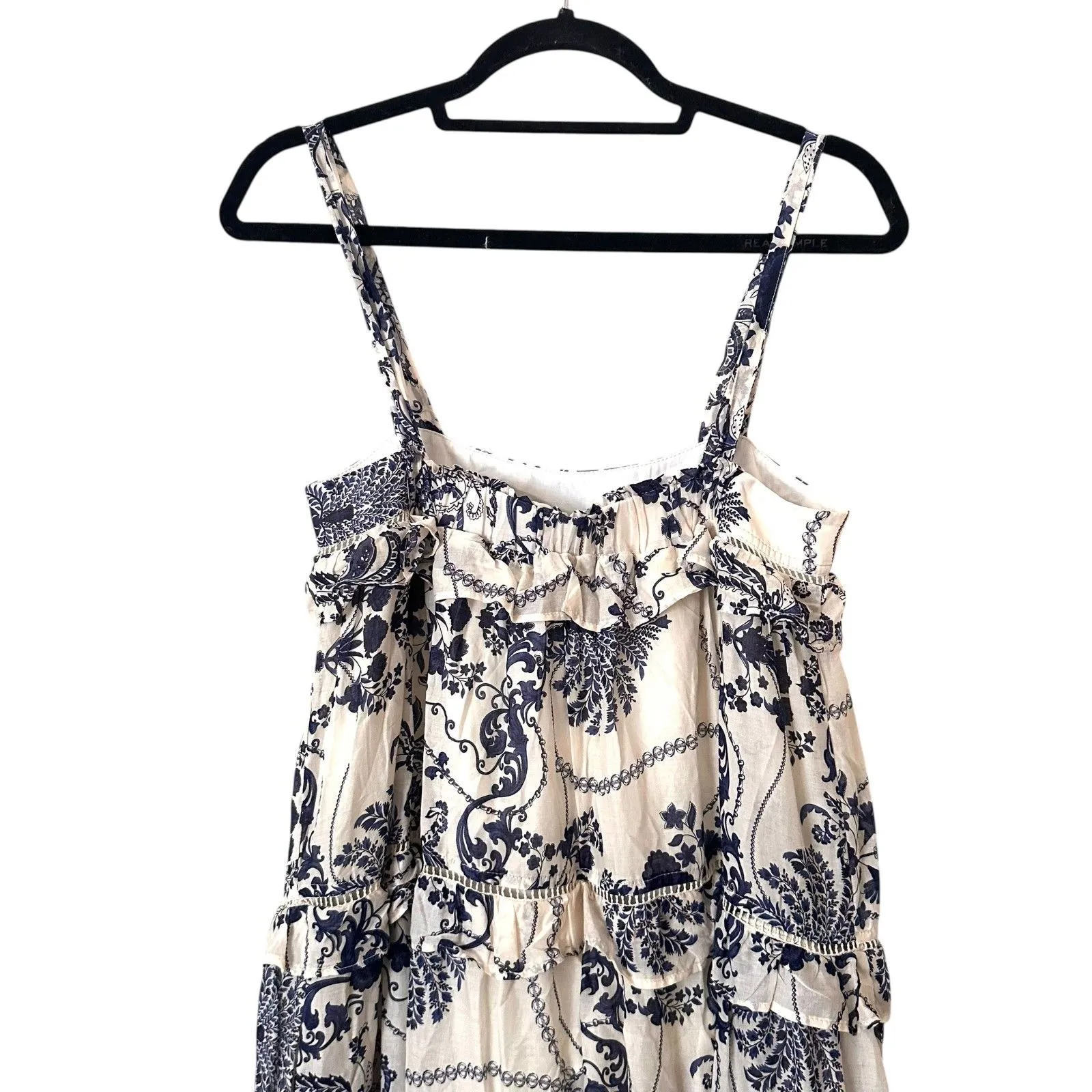 DEVOTION TWINS Reggina Floral Maxi Dress‎ NWT Small Blue - Image 5