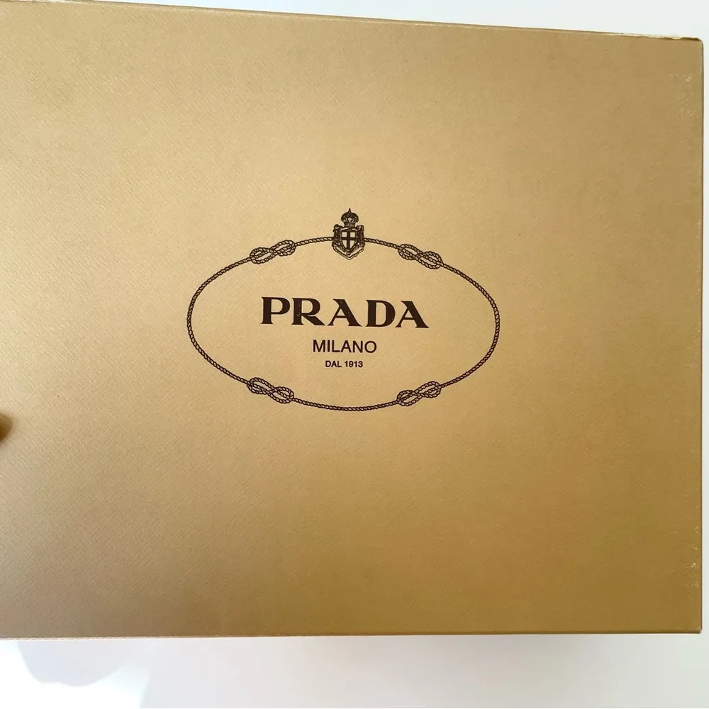Prada Black Blue plaque logo open toe platform espadrilles EU 37 - Image 7