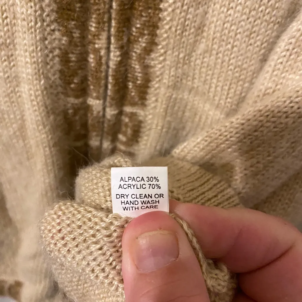 Womens The Alpaca Connection Handmade In Peru Zip - Image 5