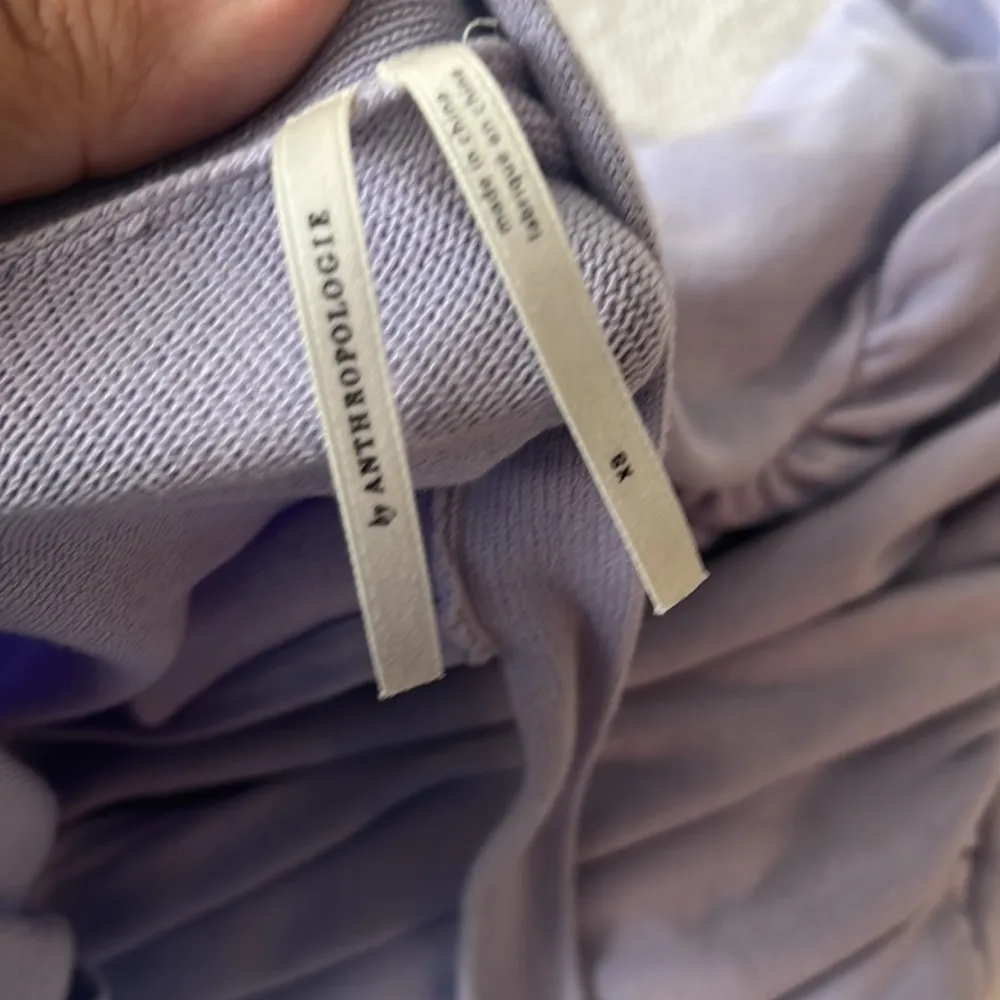 Anthropologie Rambuteau Surplice Lavender Purple Wrap Sweater Top, size XS 🟩 - Image 12