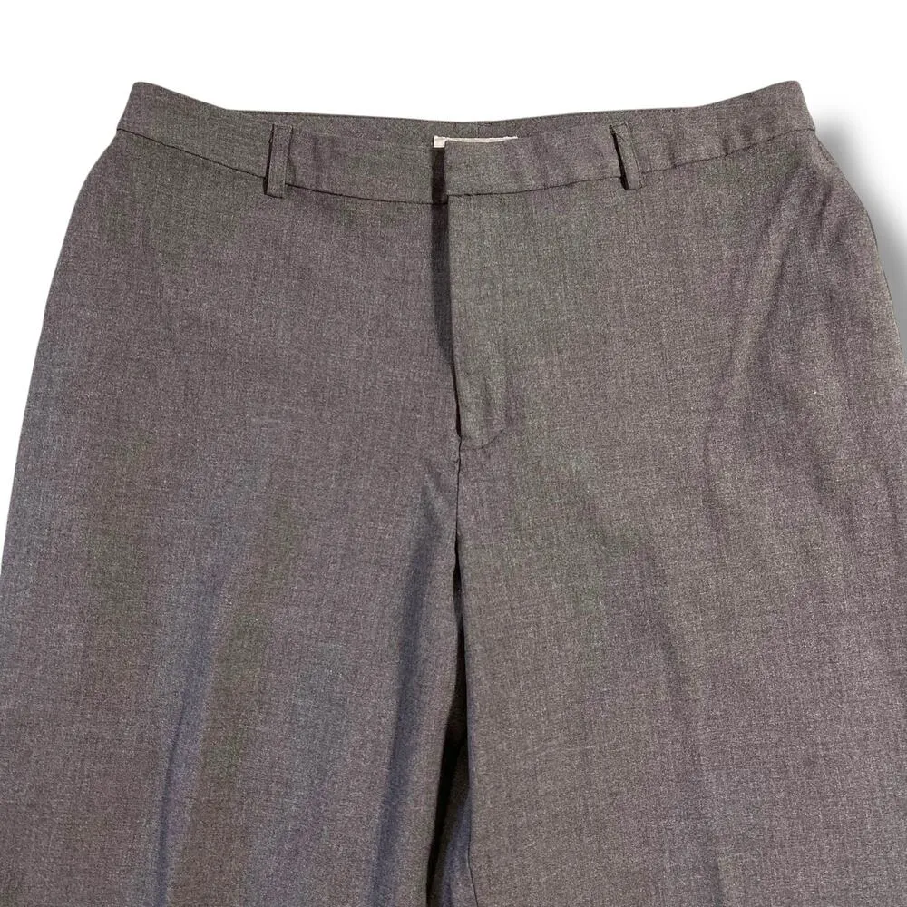 Old Navy Womens Dress Pants Straight Leg Stretch Career Solid Gray Size 10 Short - Image 2