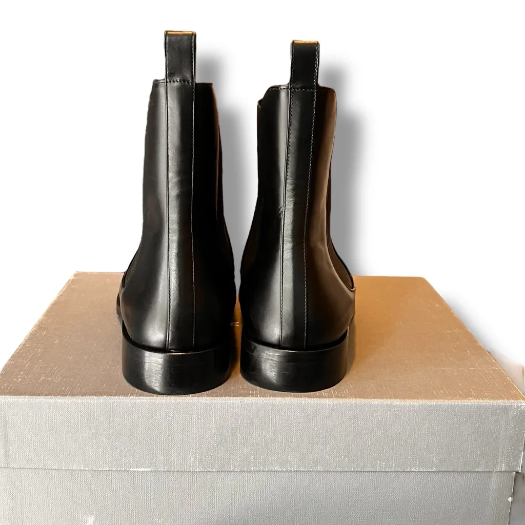 NEW! Everlane Womens The Italian Chelsea Square Toe Boots Black Leather Sz 10.5 - Image 6